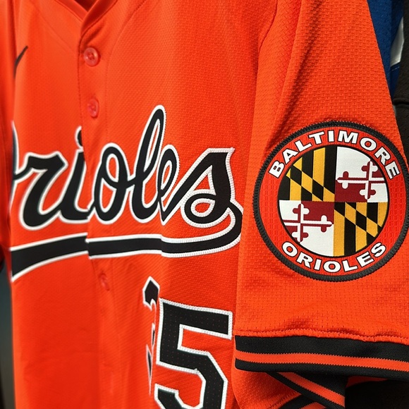 Adley Rutschman Baltimore Orioles Nike Alternate Elite Player Jersey - Orange - Picture 4 of 10